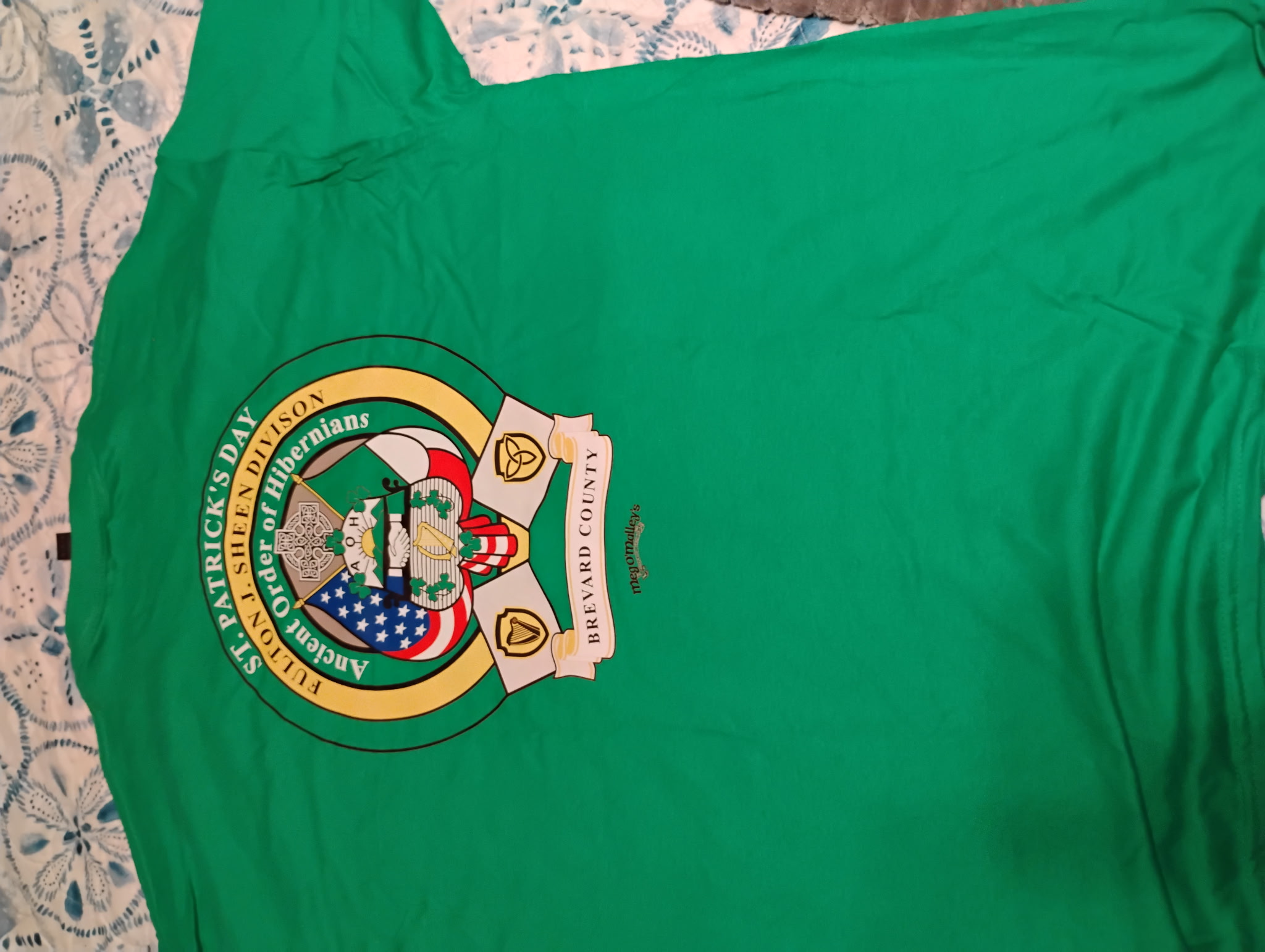 AOH Brevard County T-Shirt — $20