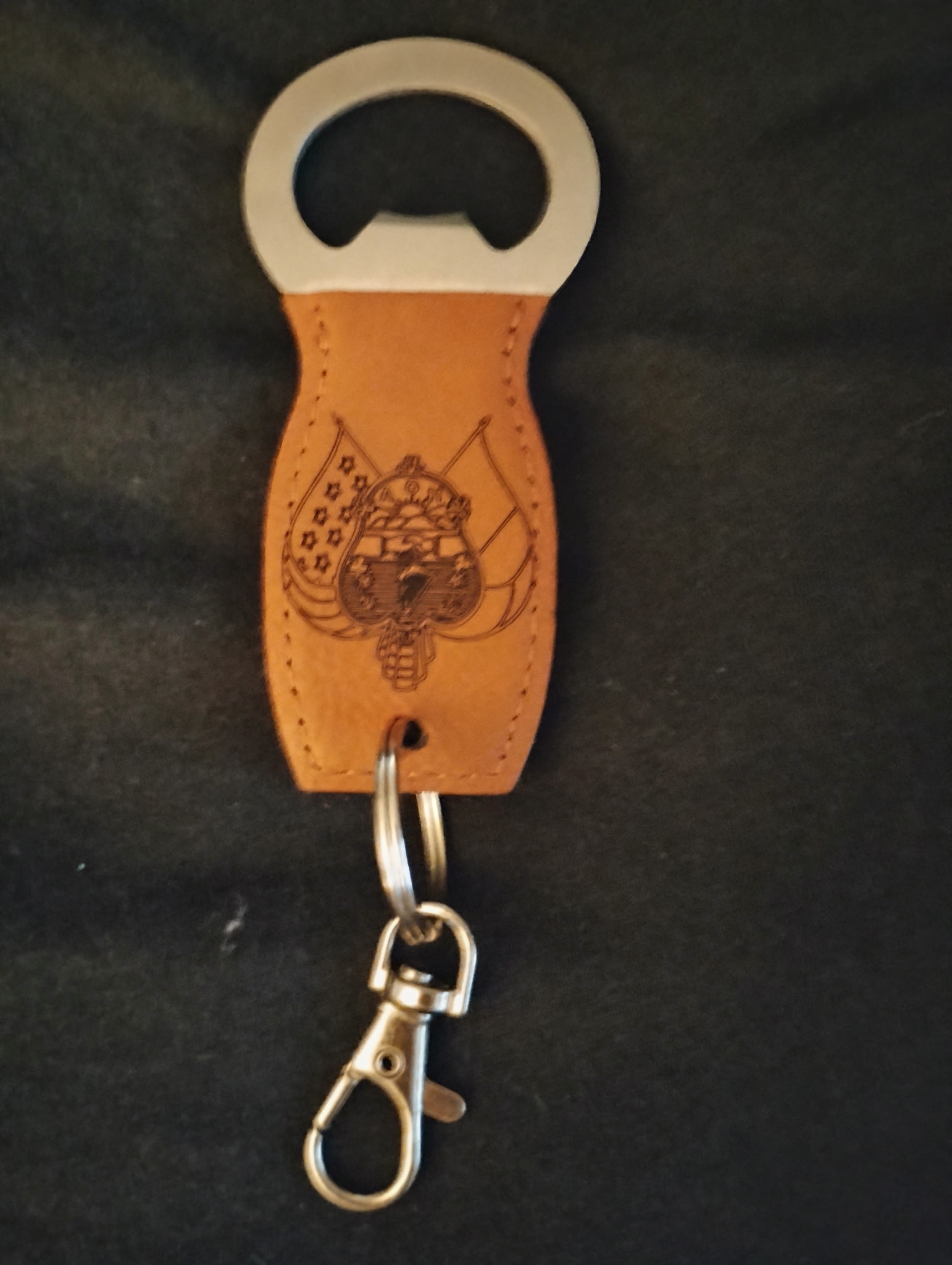 AOH Leather Bottle Opener — $12